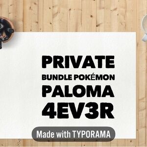 Pokémon private bundle